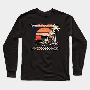 Keep Cruzin - Vintage Classic American Muscle Car - Hot Rod and Rat Rod Rockabilly Retro Collection Long Sleeve T-Shirt